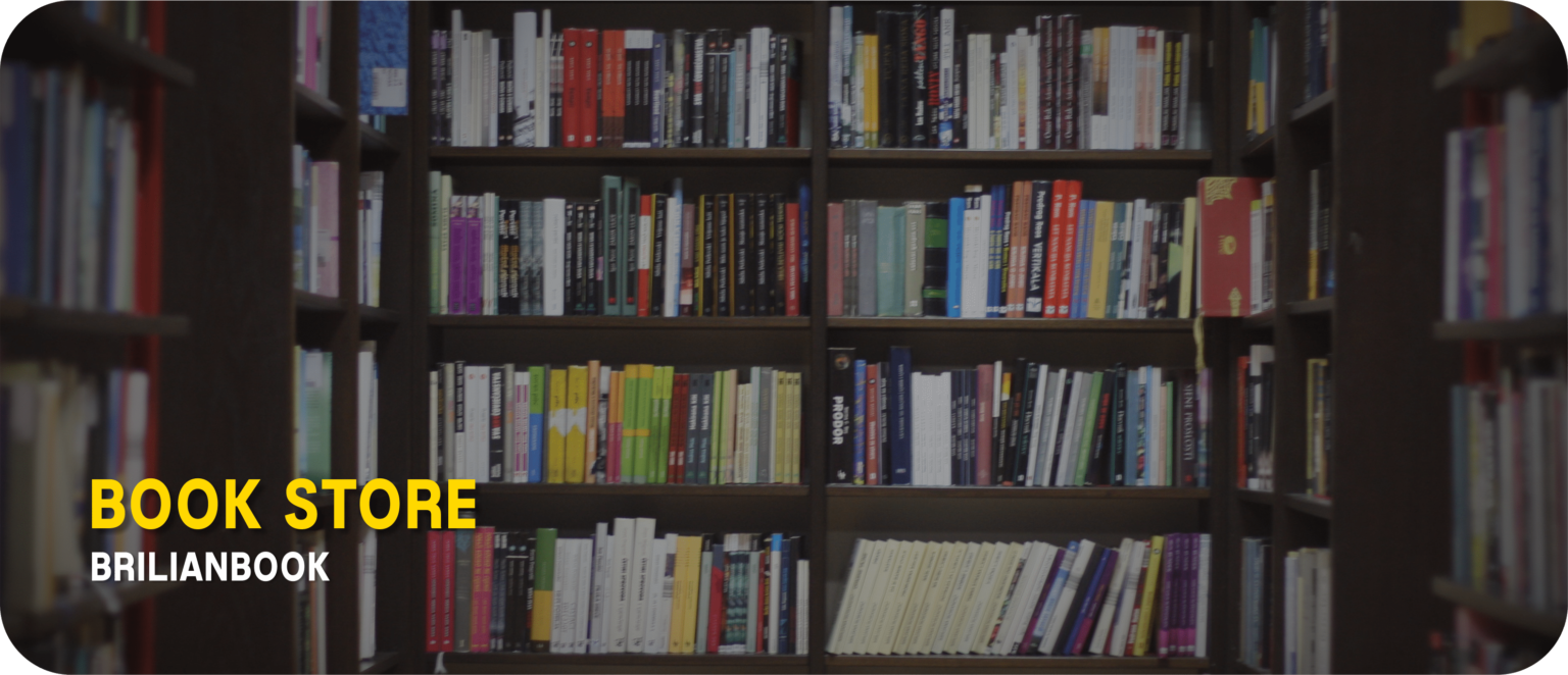 menjual berbagai buku bacaan novel, sejarah, hiburan dan lain-lain
